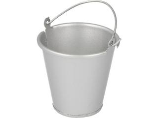 Robitronic kovový kbelík stříbrný