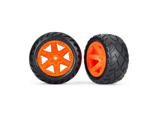 Traxxas kolo 2.8 , disk RXT oranžový, pneu Anaconda (2WD zadní) (2)