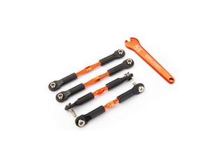 Traxxas ojnička 39/49mm hliníková oranžová (2+2)