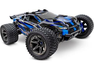 Traxxas Rustler 4x4 Ultimate VXL RTR modrý Modrá