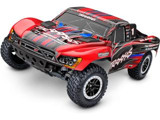 Traxxas Slash 1:10 2BL RTR modrý Červená