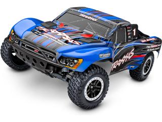 Traxxas Slash 1:10 2BL RTR modrý Modrá