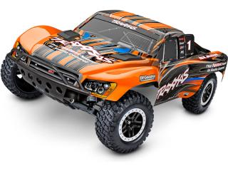 Traxxas Slash 1:10 2BL RTR modrý Oranžová