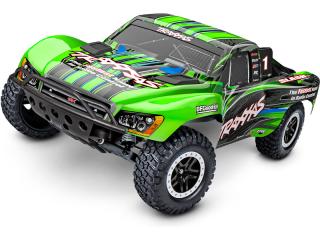 Traxxas Slash 1:10 2BL RTR modrý Zelená