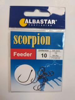 Albastar - háčky Scorpion Feeder vel. 10, 10ks