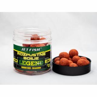 JET FISH - LEGEND Range rozpustné boilie 250ml - 24mm - Robin red - Brusinka