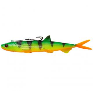 Madcat Gumová Nástraha Pelagic Cat Lure Sinking Firetger UV - 21 cm 75 g