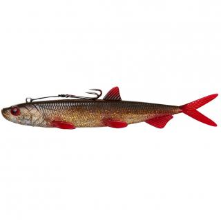 Madcat Gumová Nástraha Pelagic Cat Lure Sinking Salt N pepper - 21 cm 75 g