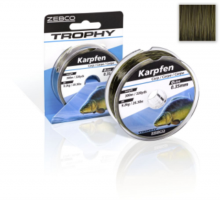 ZEBCO - vlasec TROPHY Karpfen 0,35mm / 9,2kg / 300m