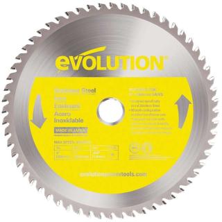 Pilový kotouč na nerez EVOLUTION - 230x25,4x1,8mm (60z)