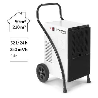 Průmyslový odvlhčovač TTK 165 ECO Trotec - 24h/52l (Vysoušeč vlhkosti na profesionální úrovni TTK 165 ECO Trotec)