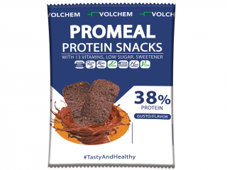 Volchem Promeal Protein Snacks 38 - Dark Příchuť: Kakao