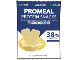 Volchem Promeal Protein Snacks 38 - White Příchuť: Bílá čokoláda
