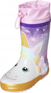 Dětské holinky Playshoes duha jednorožec