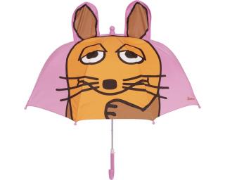 Dětský deštník Playshoes myška růžová 3d