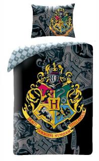 HALANTEX Povlečení Harry Potter black  Bavlna, 140/200, 70/90 cm