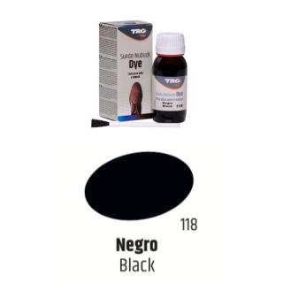 Černá Barva na semiš Suede / Nubuck Dye TRG Black 118