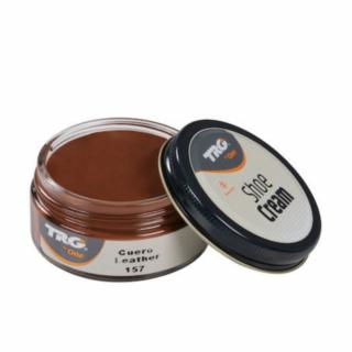 Hnědý Krém na boty Shoe Cream Leather 157