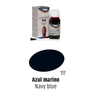 Modrá Barva na semiš Suede / Nubuck Dye TRG Navy Blue 117