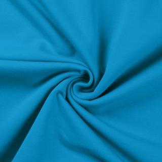 Jednobarevná teplákovina 235g - Modrá, aqua