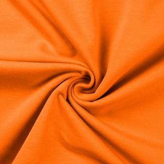 Jednobarevná teplákovina 235g - Oranžová