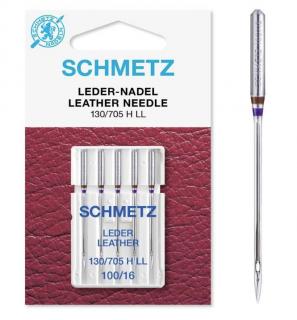 Jehly Schmetz strojové 705 H LEDER 100 pro šití kožených materiálů