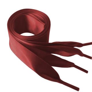 Saténové tkaničky do mikin, 110cm - Červená