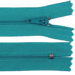 Spirálový zip 3 mm, pinlock - Petrolejová -: 20 cm