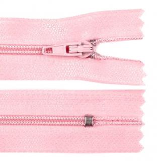 Spirálový zip 3 mm, pinlock - Růžová -: 20 cm