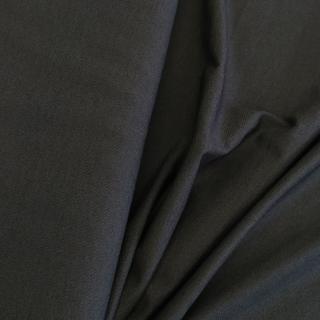 Vysoce elastická látka na kalhoty jednobarevná - Černé semínko