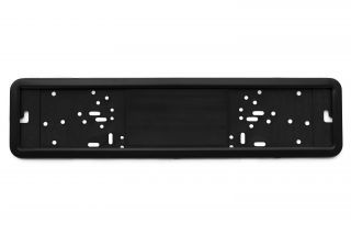 SPZ GUARD A01 bezpečnostní rámeček na registrační značku nerez - plastová podložka Barva: černá matná (komaxit)