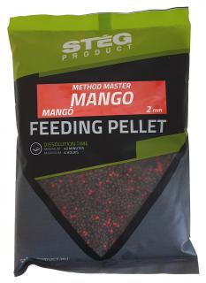 Feeding pellet 2mm 800g příchuť: Mango