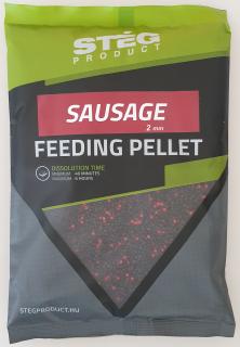 Feeding pellet 2mm 800g příchuť: Sausage (maďarská klobása)