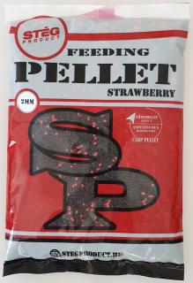 Feeding pellet 2mm 800g příchuť: Strawberry (jahoda)