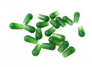 Gumová zarážka Shock bead barva: zelená
