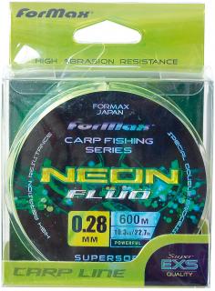 Neon fluo 150/300/600 Návin: délka 150 m, Pevnost: vlasce 4,4 kg, Vlasec: síla 0,18 mm