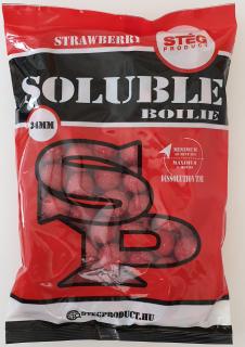 Soluble Boilie 24mm 1kg příchuť: Strawberry