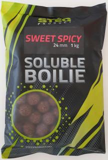 Soluble Boilie 24mm 1kg příchuť: Sweet Spicy