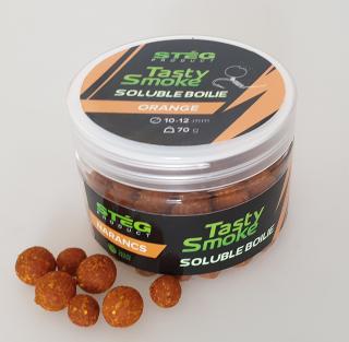 TASTY SMOKE SOLUBLE BOILIE 10-12MM 70G příchuť: Orange