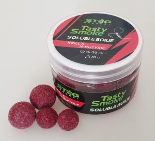 TASTY SMOKE SOLUBLE BOILIE 16-20MM 70G příchuť: krill butyric