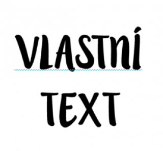 Reflexní nažehlovačka s vlastním textem na přání vlastní text: 120