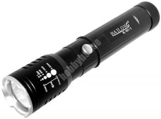 AKU svítilna Bailong BL-801-2, led typu CREE XR-E Q5