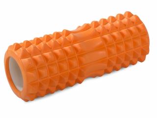 Masážní fitness válec ROLLER YOGA 32x13cm, různé barvy Vyber barvu :: Oranžová