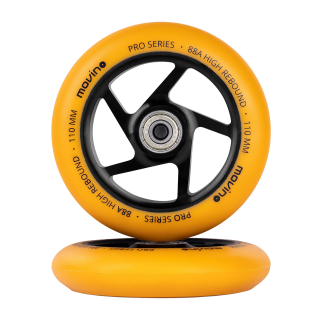 Náhradní kolečka do freestyle koloběžky MOVINO SLAVE, 110mm, hliník Vyber barvu :: Oranžová