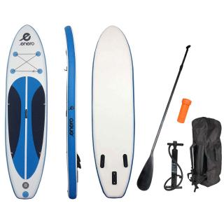 Paddleboard ENERO 300x76x15 cm, do 135 kg, modro-bílý