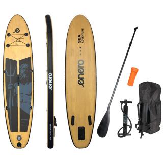 Paddleboard ENERO 320x76x15 cm, do 145 kg, woody