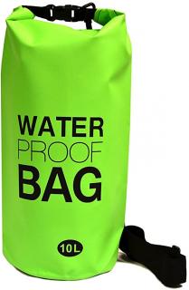 Vodotěsný vak Dry Bag 10 l, různé barvy Vyber barvu :: Zelená