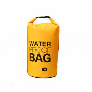 Vodotěsný vak Dry Bag 15 l, různé barvy Vyber barvu :: Žlutá