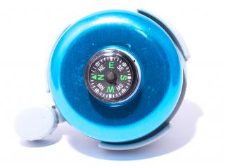 Zvonek na kolo/koloběžku, s kompasem Vyber barvu :: Modrá