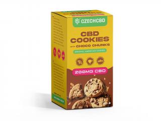 CBD Cookies s čoko kousky, 200 mg CBD